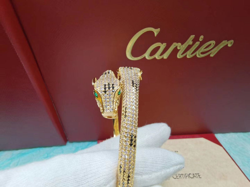 Side view of Cartier unisex jewelry piece