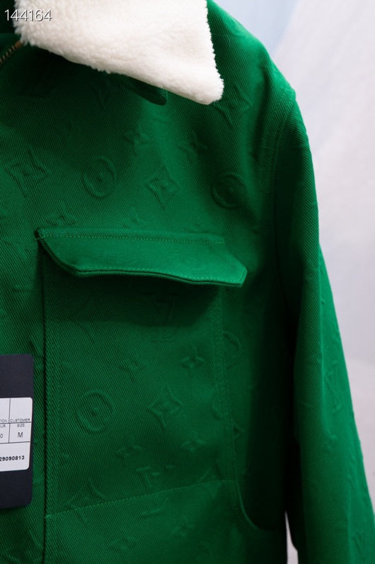 Flat lay presentation of Louis Vuitton luxury clothing with streetwear-inspired cut