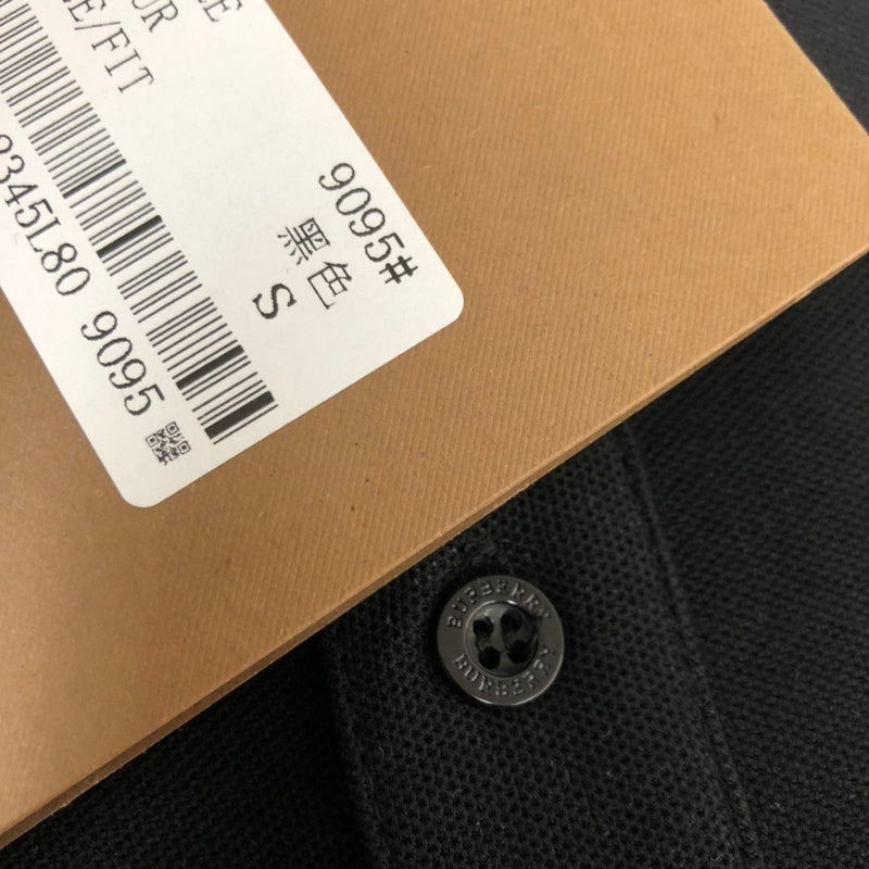 Front view of Polo cotton polo shirt with signature branding