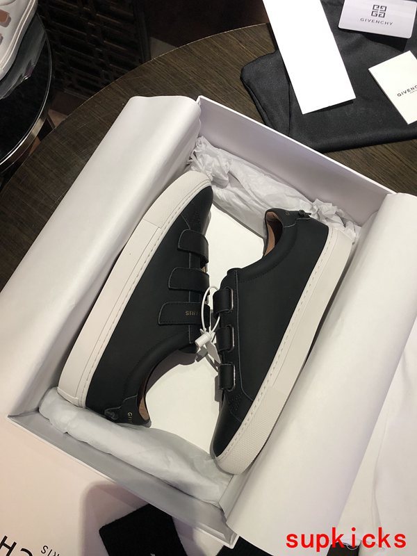 Givenchy Grey Low-Top Sneakers - Angled View