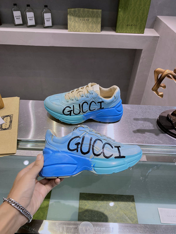 Gucci neutral cream luxury sneakers view 8 streetwear statement look