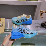 Gucci neutral cream luxury sneakers view 8 streetwear statement look