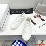 Givenchy Chocolate Brown Low-Top Sneakers - Angled View