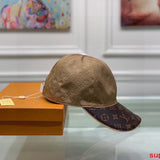 Close-up detail view of Louis Vuitton unisex cap
