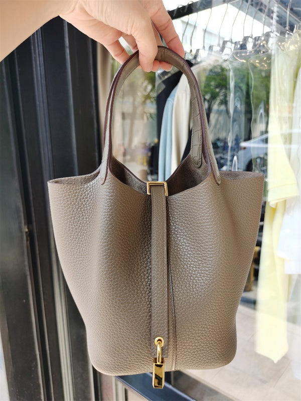 Elegant bag shown from front angle