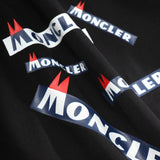 Front view of Moncler luxury clothing with tailored silhouette