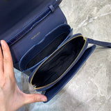 Classic Premium PU Leather Handbag - Polished Finish | Women's Fashion Handbag #709 - alternate angle view (image 8) of designer-inspired handbag