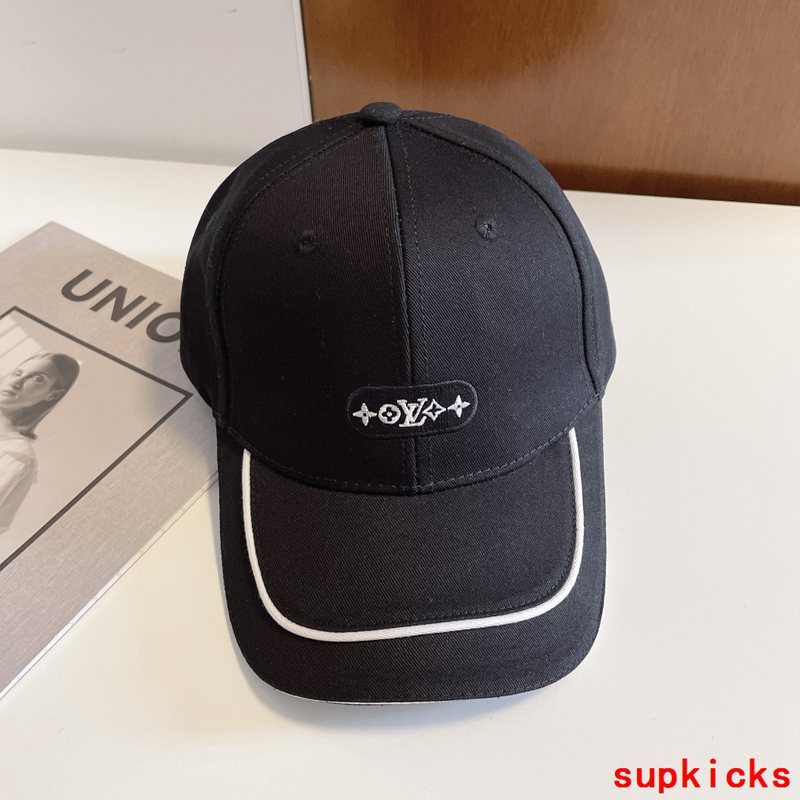 Close-up detail view of Louis Vuitton unisex cap