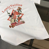 Back view of Louis Vuitton cotton t-shirt with runway-inspired design