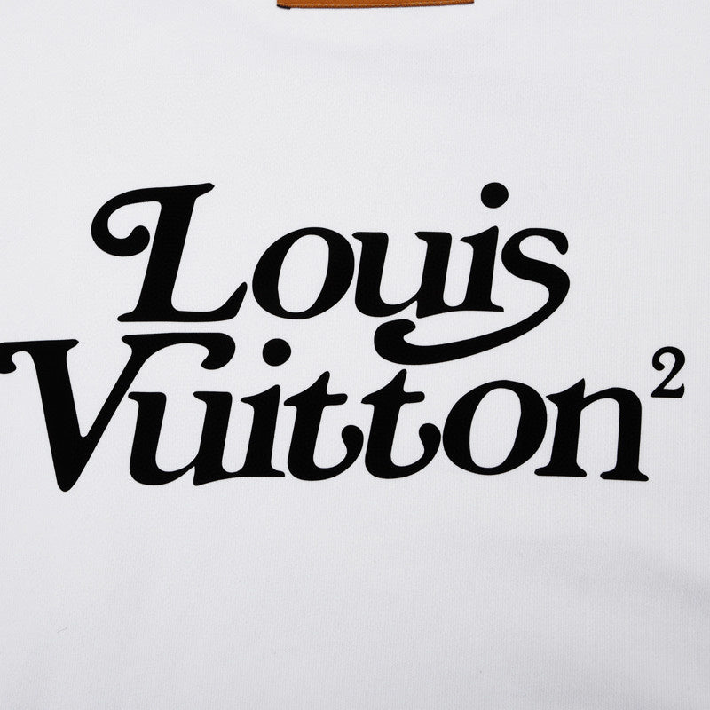 Side profile of Louis Vuitton luxury clothing with contemporary cut