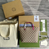 Styled lifestyle shot of signature elevated women's handbag – women's designer-style accessory