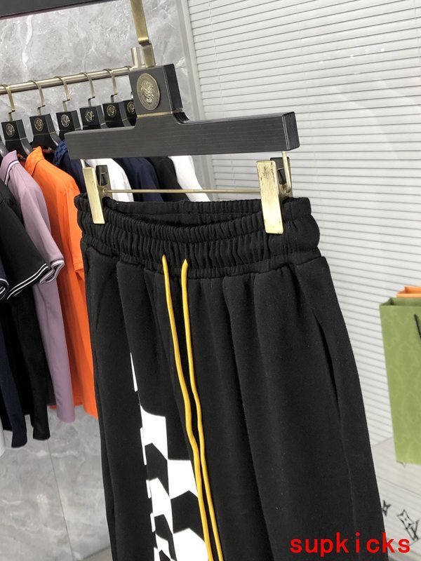 Front view of Rhude luxury clothing with logo-detail design