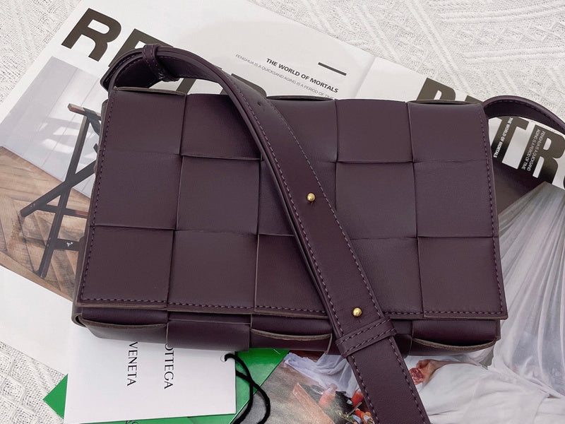 Bold Faux Leather Handbag - Signature Hardware Accents | Women's Statement Accessory #1610 - front view (image 1) of designer-inspired handbag