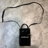 Modern Vegan Leather Handbag - Understated Luxury Look | Women's Premium Handbag #1051 - side angle view (image 2) of designer-inspired handbag