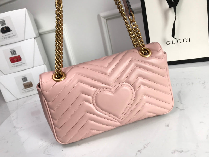 Front view of polished signature women's handbag – women's statement bag