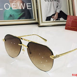 Close-up detail view of Cartier unisex sunglasses