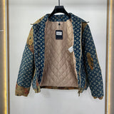 Side profile of Louis Vuitton luxury clothing with contemporary cut