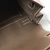 Sleek bag shown from front angle