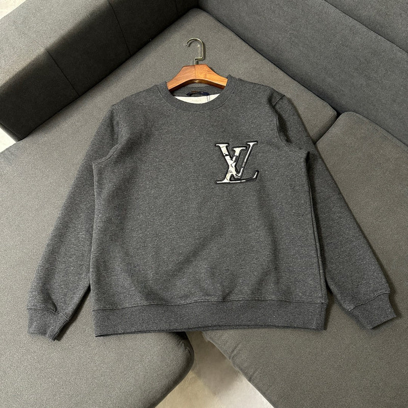 Back view of Louis Vuitton luxury clothing with logo-detail design