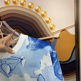 Front view of Louis Vuitton luxury clothing with signature branding