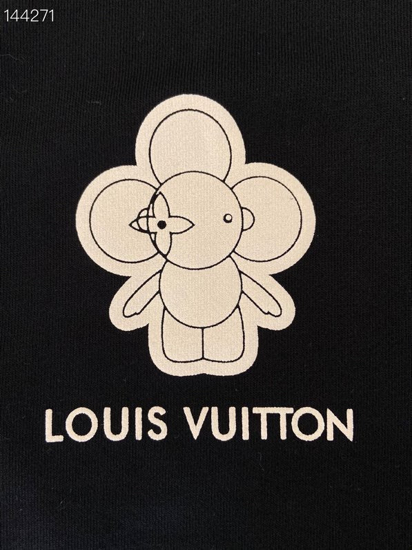 Back view of Louis Vuitton luxury clothing with everyday silhouette