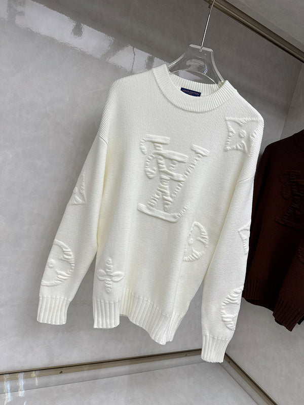 Side profile of Louis Vuitton luxury clothing with relaxed-fit cut