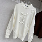 Side profile of Louis Vuitton luxury clothing with relaxed-fit cut