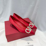 Close-up of Valentino Garavani shoes craftsmanship