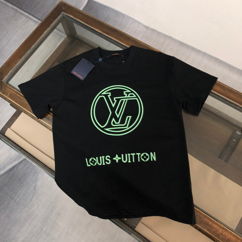 Back view of Louis Vuitton cotton t-shirt with streetwear-inspired cut