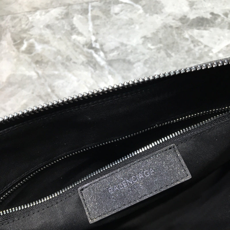 Timeless Faux Leather Handbag - Signature Hardware Accents | Women's Statement Accessory #1027 - alternate angle view (image 8) of designer-inspired handbag