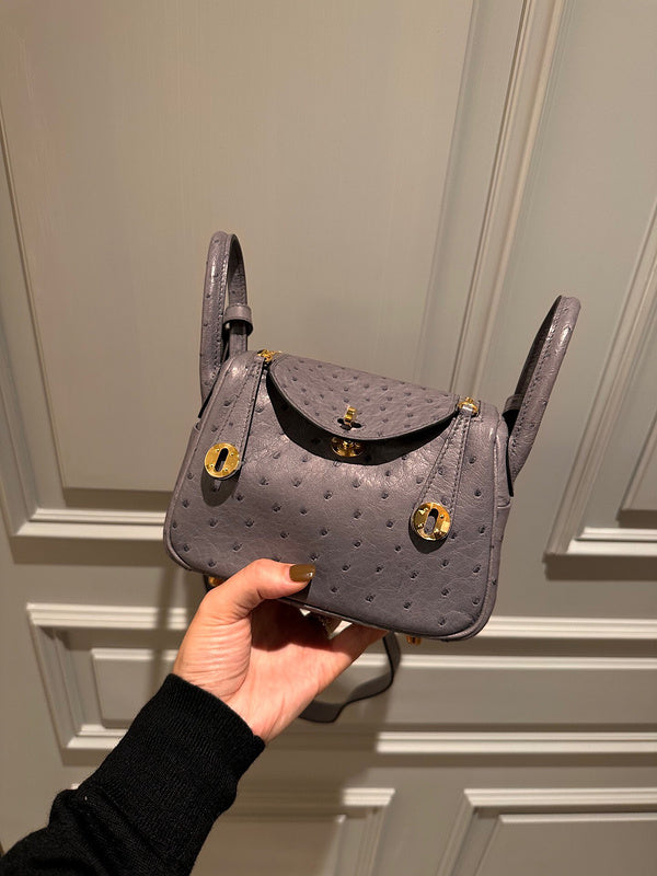 Considered bag shown from front angle