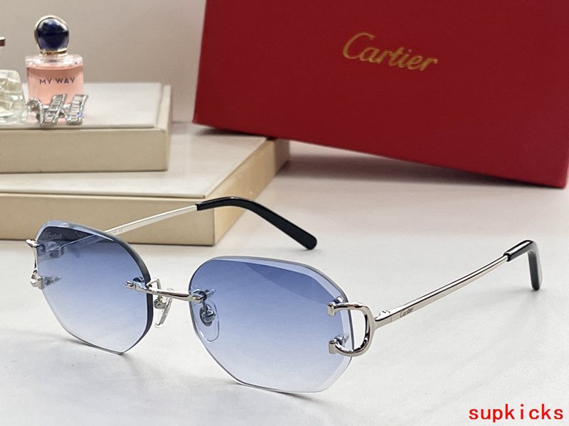 Lifestyle view of Cartier unisex sunglasses