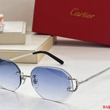 Lifestyle view of Cartier unisex sunglasses