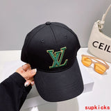 Close-up detail view of Louis Vuitton unisex cap
