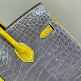 Close-up detail of clean-lined bag design
