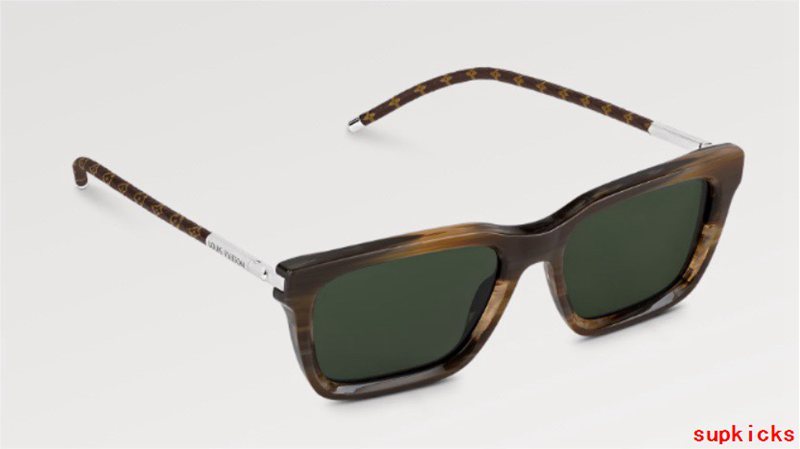 Lifestyle view of Louis Vuitton unisex sunglasses