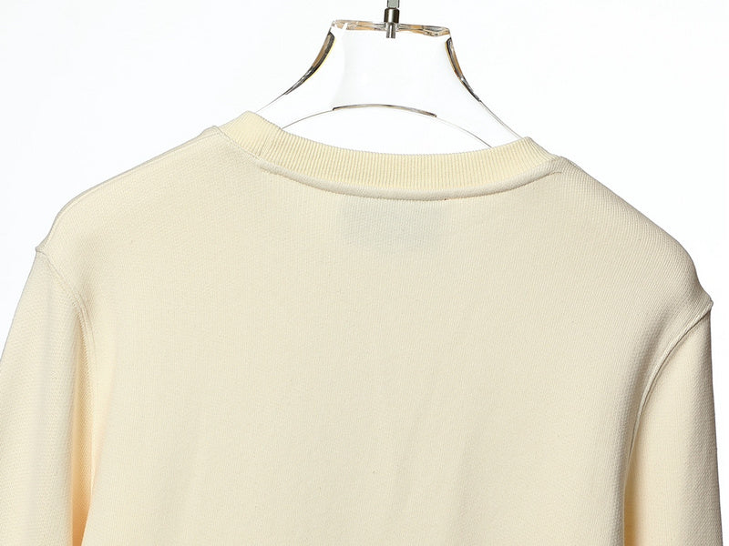 Side profile of Gucci luxury clothing with tailored silhouette
