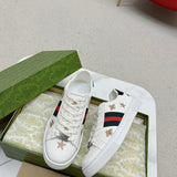 Gucci sneakers detailed view showing premium designer craftsmanship