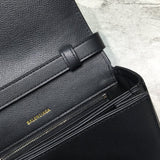 Polished Premium PU Leather Handbag - Refined Silhouette | Women's Luxury Handbag #817 - texture close-up (image 9) of designer-inspired handbag