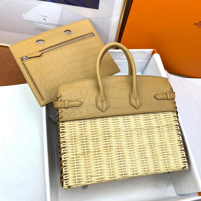 Close-up detail of structured bag design