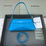 Chic Faux Leather Handbag - Statement Silhouette | Women's Designer-Inspired Purse #439 - close-up detail shot (image 3) of designer-inspired handbag