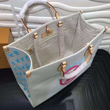 Front view of everyday-luxe polished women's handbag – women's statement bag