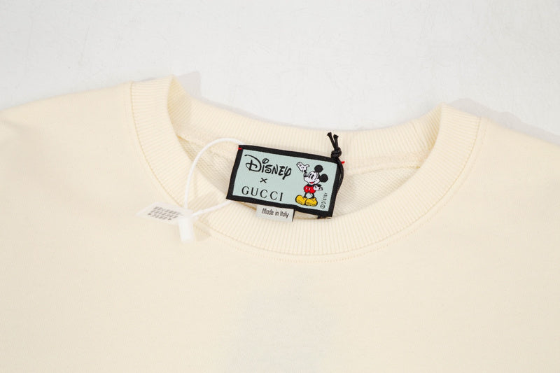 Close-up detail shot of Gucci luxury clothing with streetwear-inspired cut