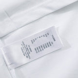 Close-up detail shot of Louis Vuitton cotton t-shirt with contemporary cut