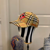 Side view of Burberry unisex cap
