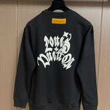 Side profile of Louis Vuitton luxury clothing with logo-detail design