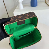 Top view of polished chic women's handbag – women's designer-style accessory