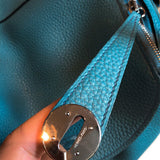 Close-up detail of considered bag design
