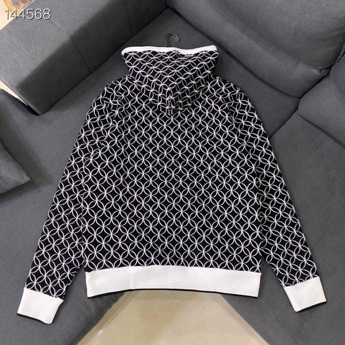 Side profile of Louis Vuitton luxury clothing with contemporary cut