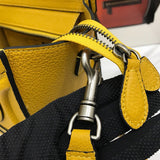 Top view of classic structured women's handbag – women's everyday handbag